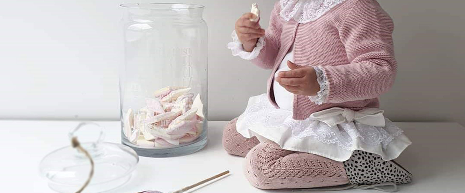 Cardigans and socks for babies and toddlers